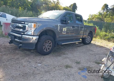 2022 Ford F-250 Xl из США, поврежденный, VIN 1FT7W2B61NEG39234